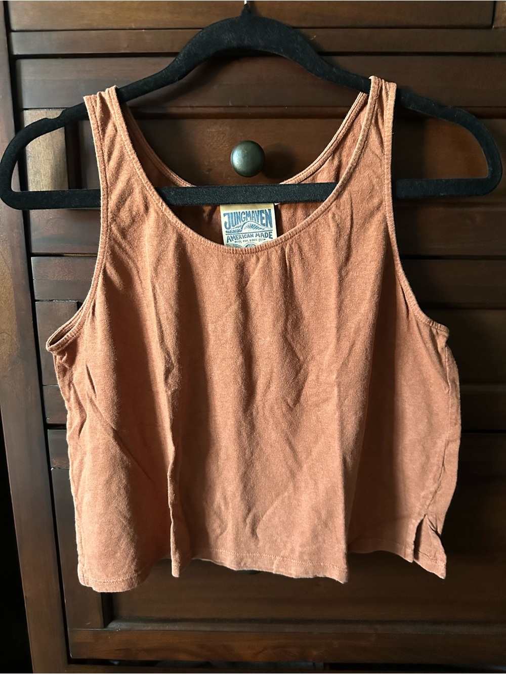 Jungmaven Women’s Rust-Orange Tank Top